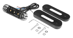 Światło obrysowe LED Purelux Position Light 3LED pomarańczowe 12V 24V 0.8W 84mm