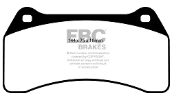 DP41462R Klocki hamulcowe YELLOWSTUFF EBC Brakes Daimler Super Eight Super V8 Jaguar XJR Jaguar XJR XJ8 S-Type SType R Supercharged S-Type R XJ8 Super V8