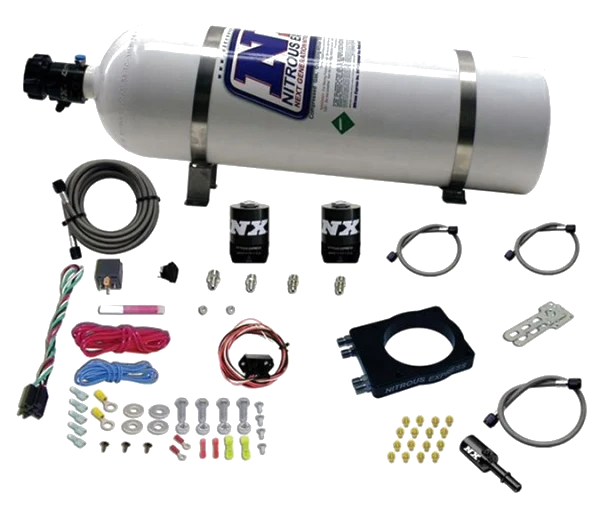 90mm Hemi Plate System (50-400Hp) with 15Lb Bottle Nitrous Express NX 20990-15