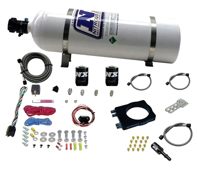 90mm Hemi Plate System (50-400Hp) with 15Lb Bottle Nitrous Express NX 20990-15