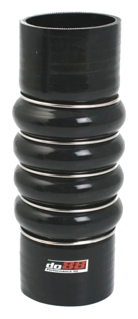 Wąż silikonowy czarny łącznik elastyczny 4-Steg 2,5" (63mm)