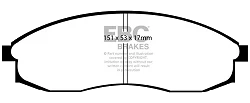 DP41082R Klocki hamulcowe YELLOWSTUFF EBC Brakes Nissan QX Skyline R33 Stagea C34 Nissan Skyline R33 Skyline R33 GTS Skyline R34 GT Nissan Australia and New Zealand Skyline R33 Skyline R33 G