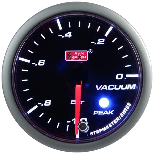 Auto Gauge Wskaźnik podciśnienia bursztynowy