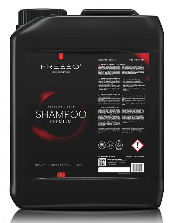 FRESSO Shampoo Premium szampon do mycia neutralne pH 5l 5000ml