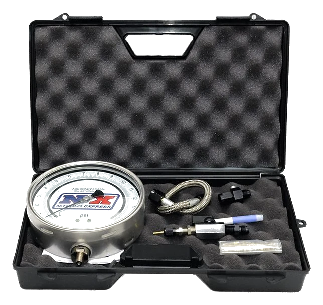 Master Flo-Check 6" Gouge with Case Lines Fittings and Jets Nitrous Express NX 15529