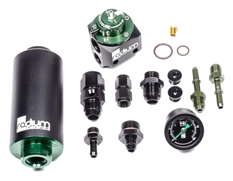 Dedykowany zestaw regulatora i filtra paliwa microglass 6um BMW E46 M3 Radium Engineering