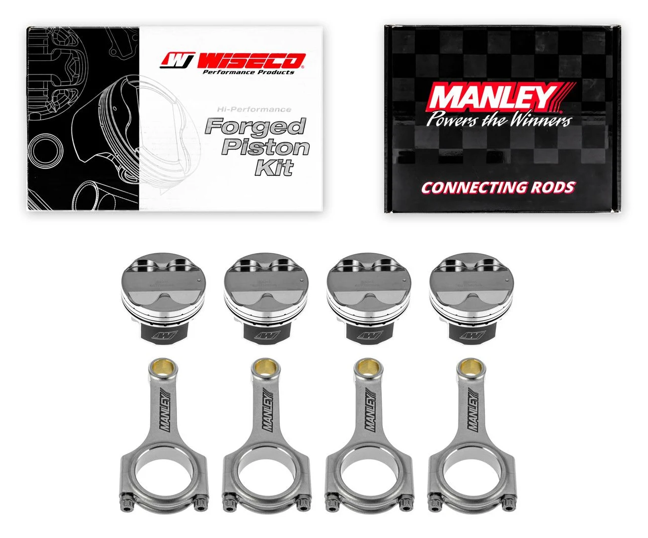 Kute tłoki Wiseco + korbowody Manley H-beam Mazda Miata MX-5 Protege 1.8l 16V BP 84.00mm CR 10.03