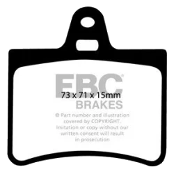 DP1373 Klocki hamulcowe ULTIMAX2 EBC Brakes Citroen C5 Saloon C5 Estate C5