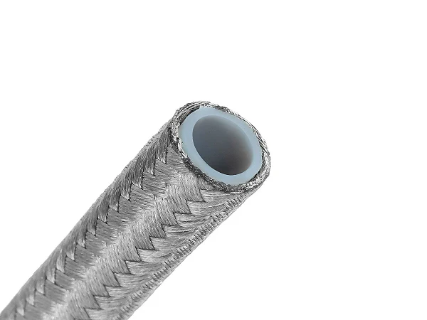 AN12 15,9mm (5/8") przewód PTFE teflonowy w stalowym oplocie