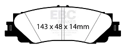 DP52461NDX Klocki hamulcowe BLUESTUFF NDX EBC Brakes
