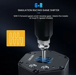 Skrzynia Biegów Shifter SIMSONN 6+R H PC USB Simracing Symulator - 6+R GH