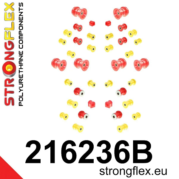 216236B: Kompletny zestaw tulei zawieszenia