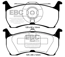 DP41504R Klocki hamulcowe YELLOWSTUFF EBC Brakes Aston Martin Virage Virage Volante V8 Coupe V8 Volante Aston Martin Virage Virage Volante V8 Coupe V8 Volante