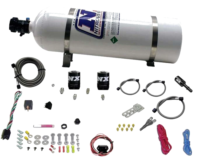 Hemi & Srt8 Single Nozzle Fly-By-Wire Sys (35-150Hp) with 15Lb Bottle Nitrous Express NX 20918-15