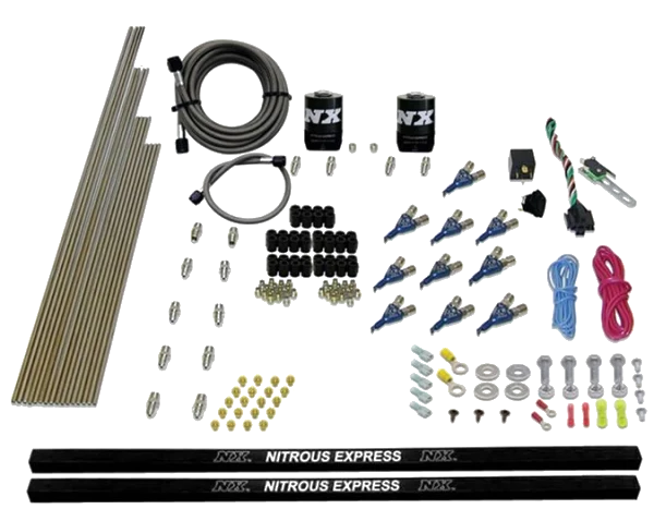 10-Cyl Piranha Direct Port Nitrous System (250-500Hp) without bottle Nitrous System NX 81000EFI-00