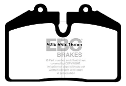 DP81013.16SR21 Sportowe klocki hamulcowe Sintered SR21™ EBC Brakes Audi RS2 8C QVALE Mangusta - DP81013.16SR21