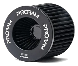 Ramair ProMax Large Universal Pleated 63mm Rubber Neck Air Filter in Enclosed Airbox