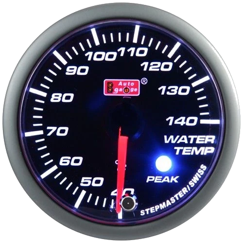Auto Gauge Wskaźnik temperatury wody bursztynowy