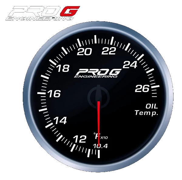 Wskaźnik Pro G Race Series RS, temperatury oleju °F WHITE 60mm