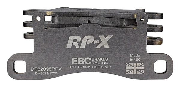 DP82098RPX Sportowe klocki hamulcowe RP-X Racing EBC Brakes Porsche 911 991 Boxster Spyder 981 Porsche 911 991 911 991 Carrera 911 991 Carrera 4 911 991 Carrera 4 Targa 911 991/2 Carrera 911