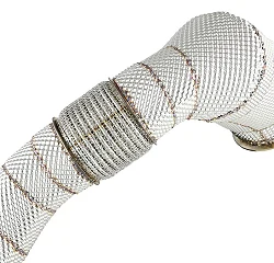 Downpipe FMC.Pro BMW F15 F16 X5 50ix X6 50ix 4.0 4.4L N63B 2015- z katalizatorem i osłoną termoizolacyjną inconel