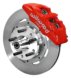 Wilwood 140-12947-R Forged Dynapro 6 Przedni zestaw hamulcowy 12.19 czerwony Ford