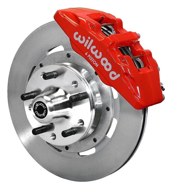 Wilwood 140-12947-R Forged Dynapro 6 Przedni zestaw hamulcowy 12.19 czerwony Ford
