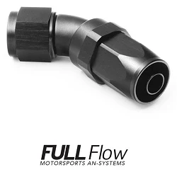 Nuke Performance Full Flow AN Hose End Fitting 45 Degree AN12