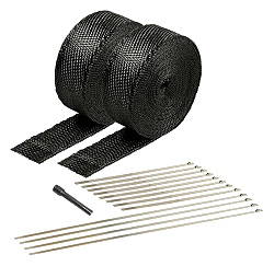 DEI 10073 Black Titanium Exhaust Wrap Kit