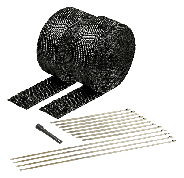 DEI 10073 Black Titanium Exhaust Wrap Kit
