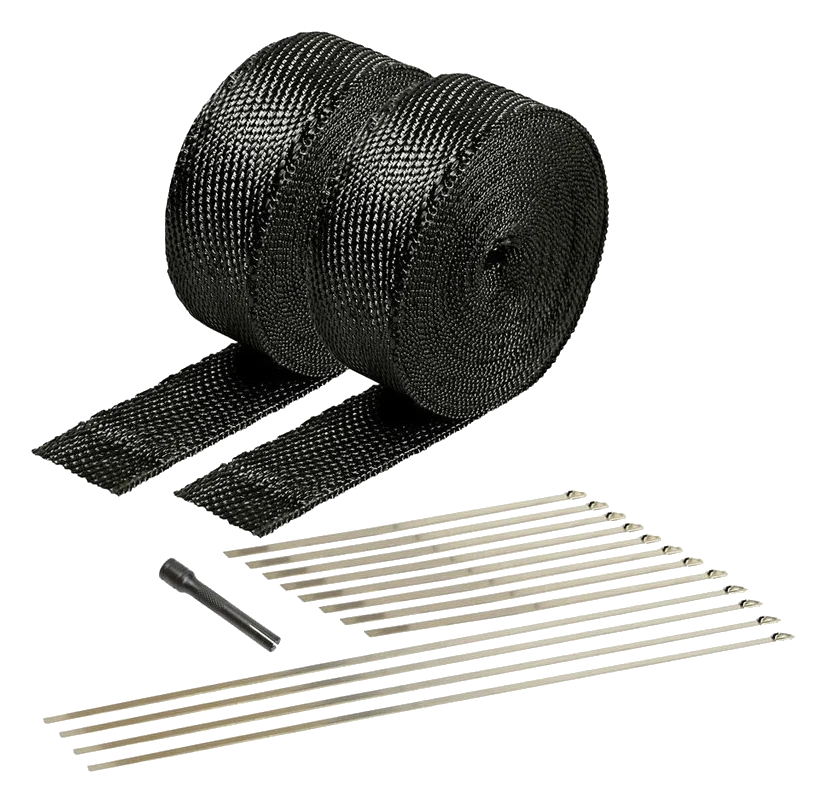 DEI 10073 Black Titanium Exhaust Wrap Kit
