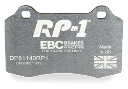 DP81140RP1 Sportowe klocki hamulcowe RP-1 Racing EBC Brakes Alfa Romeo 147 156 GTV Spider BUGATTI EB110 Chrysler USA Viper Citroen DS3 Dodge USA Viper DS DS3 Ferrari 360 F430 Fiat Coupe Ford