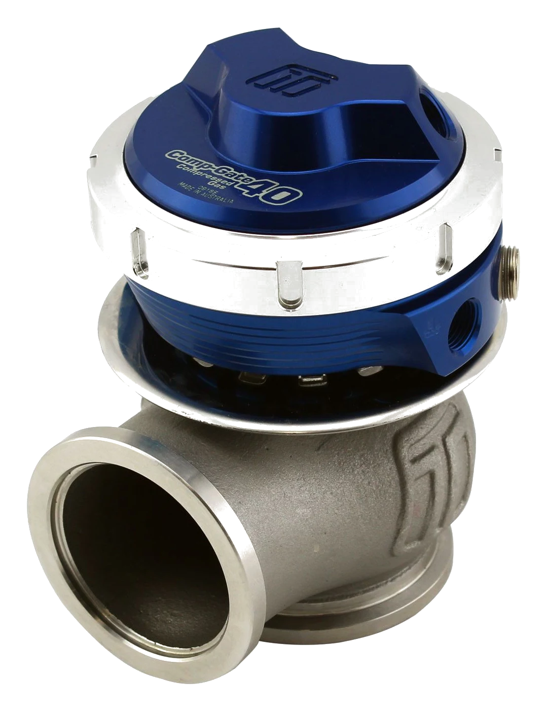 Turbosmart wastegate WG40CG GenV Compgate 40 5psi Compressed Gas Blue