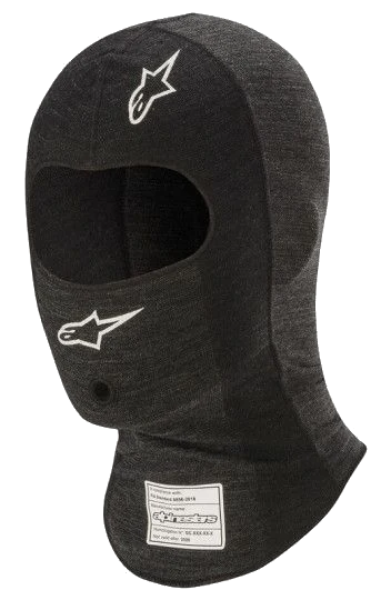 Alpinestars Balaclava ZX Evo v2 Black and Gray FIA Approved 8856-2018 - AL-4754320.NG