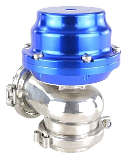 Wastegate JR.Spec V-BAND 40mm niebieski