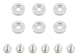 Ozdobne śrubki i podkładki Mishimoto Fender Washer Kit małe srebrne