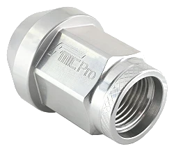 Kuta nakrętka aluminiowa do kół FMIC.Pro M12x1.25 Srebrna 1 szt.  stożkowa przelotowa 7075-T6