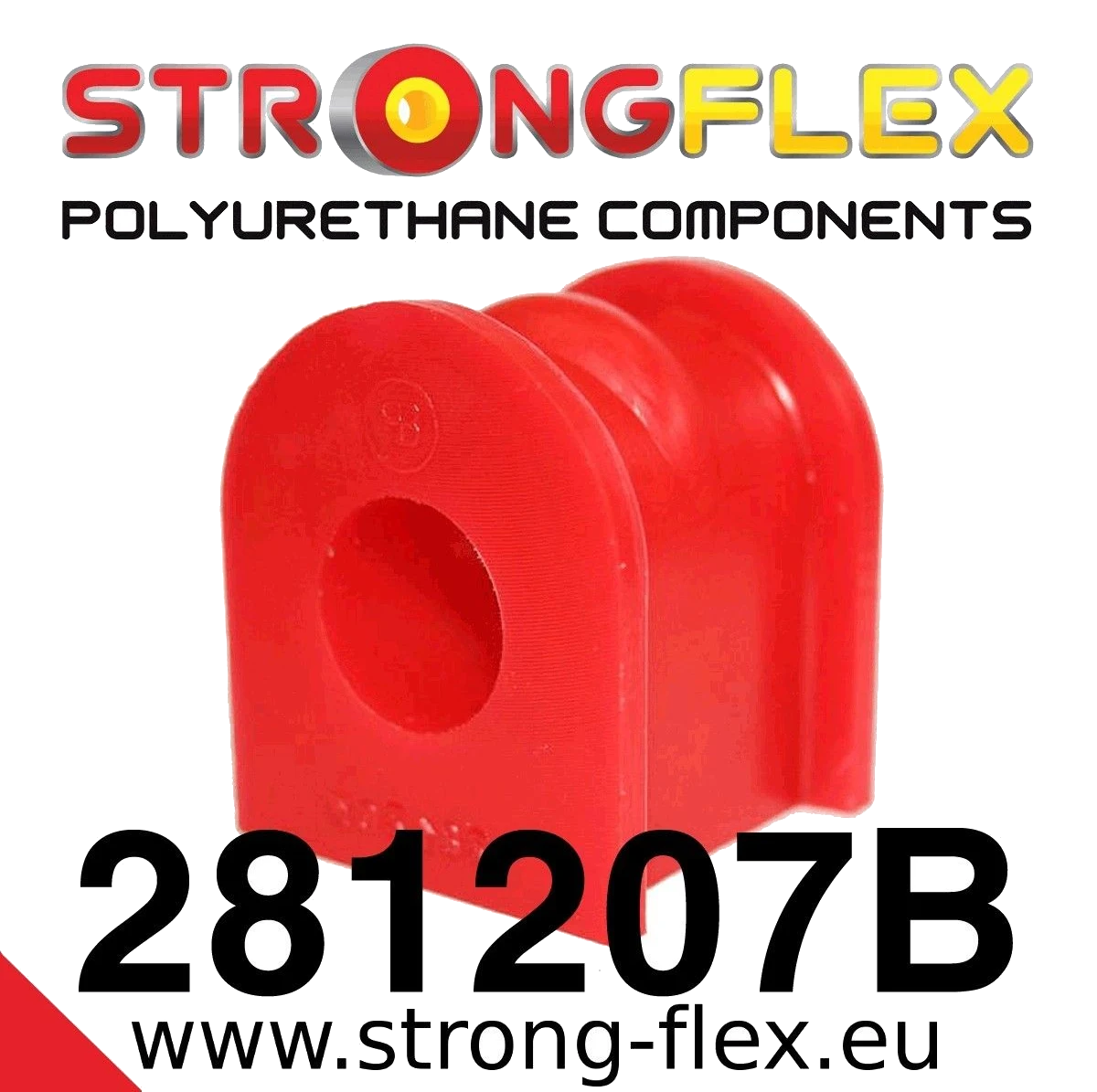 281207B: Tuleja stabilizatora przedniego Nissan 100NX - 281207B_19mm