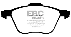 DP1413 Klocki hamulcowe ULTIMAX2 EBC Brakes Ford Galaxy Mk1 Seat Alhambra 7M Volkswagen Caravelle Sharan 7M Volkswagen COMMERCIAL Transporter Kombi/Camper T4