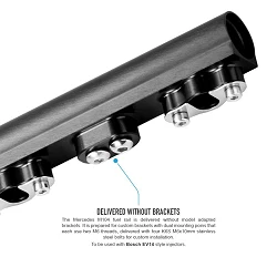 Nuke Performance Fuel Rail without Brackets for Mercedes 6 Cyl M104
