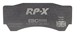 DP8063RPX Sportowe klocki hamulcowe RP-X Racing EBC Brakes Mitsubishi Lancer Evo 8 FQ-400 Lancer Evo 9 FQ-360 Mitsubishi Lancer Evo 8 Lancer Evo 9