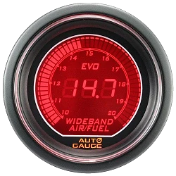 New Auto Gauge zestaw AFR EVO wskaźnik + sonda Bosch 4.9 + kontroler