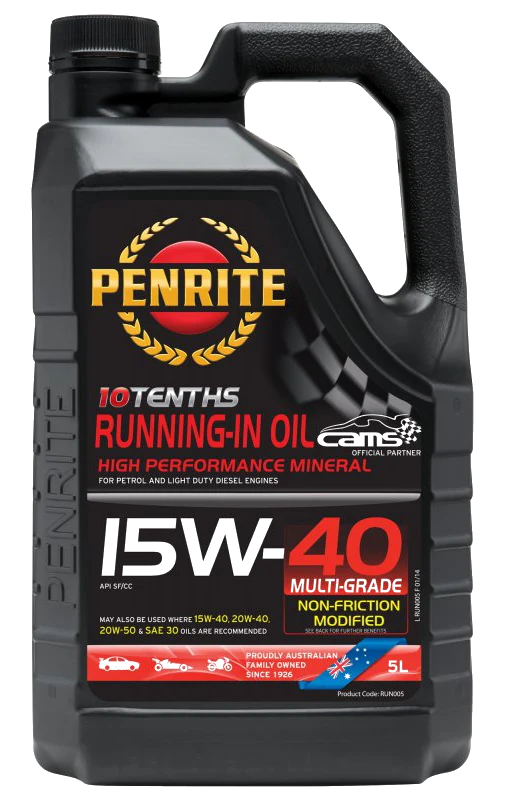 Olej silnikowy Penrite Classic 10 Tenths Running-In Oil 15W40 Mineral 5L