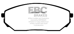 DP1557 Klocki hamulcowe ULTIMAX2 EBC Brakes KIA Sorento