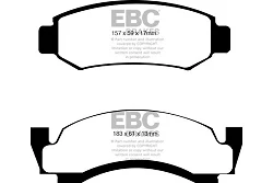 DP61261 Klocki hamulcowe GREENSTUFF EBC Brakes Ford MONTEVERDI Safari Sahara Ford Bronco Econoline E150 F150 F15