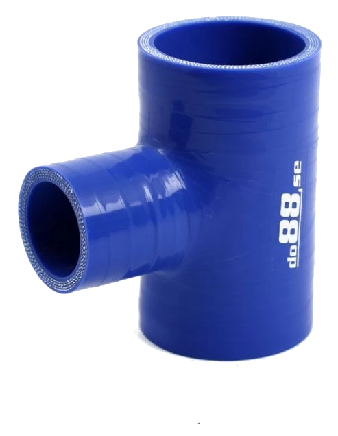 Wąż silikonowy niebieski T 2,125" + 1" (54+25mm)