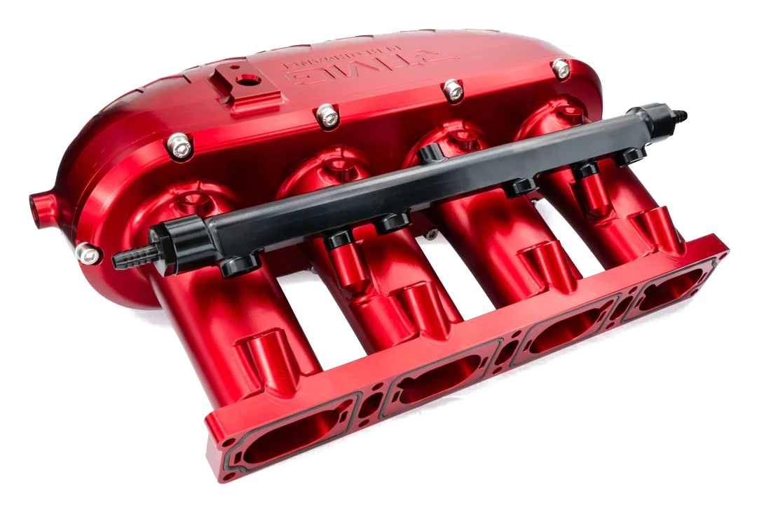 RTMG Performance Aluminiowy Kolektor Dolotowy Billet V2 Delete Kit 2.0 TSI TFSI EA888 Gen 4 Czerwony