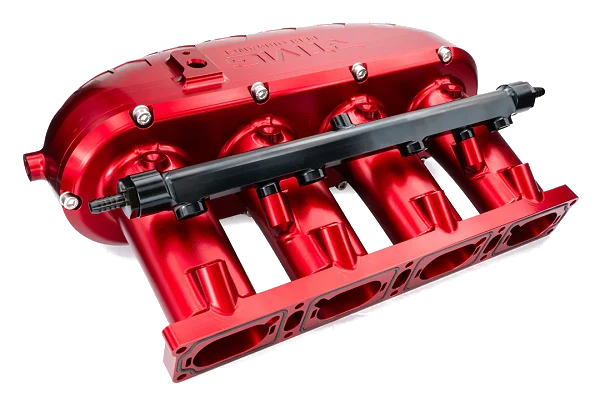RTMG Performance Aluminiowy Kolektor Dolotowy Billet V2 Delete Kit 2.0 TSI TFSI EA888 Gen 4 Czerwony