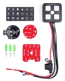 Panel Przełączników Świateł Purelux Mini Dashboard Controller 10-30V