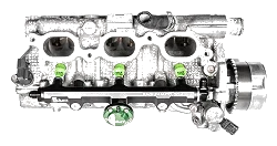 Listwa paliwowa zestaw konwersja górnego montażu Subaru Phase-I EZ30 EZ36 Radium Engineering